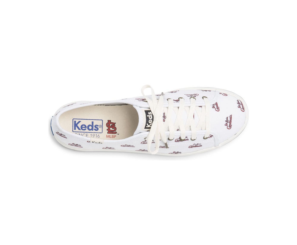 Basket Keds Femme Blanche - Kickstart Mlb® - 704-AHINSL